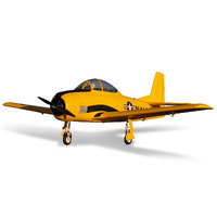 E-Flite Carbon Z T-28 Trojan 2.0m with SAFE and AS3X, BNF Basic, EFL013550